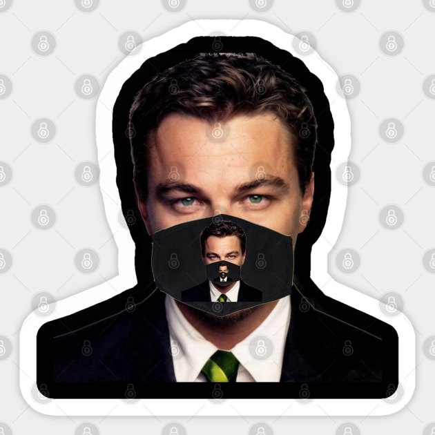 Leo Inception Mask within a Mask Sticker by wanderingteez